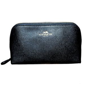 Authentic Coach Cosmetic/ Makeup Case (Black)